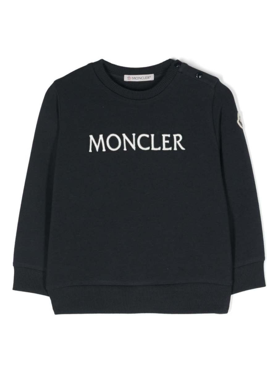 logo-embroidered cotton-blend sweatshirt