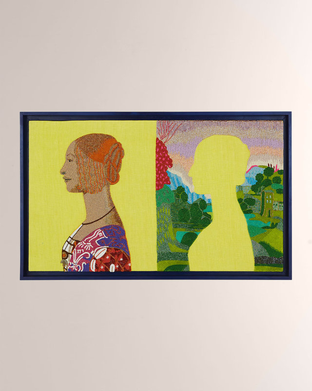 Renaissance Landscape Beaded Wall Art