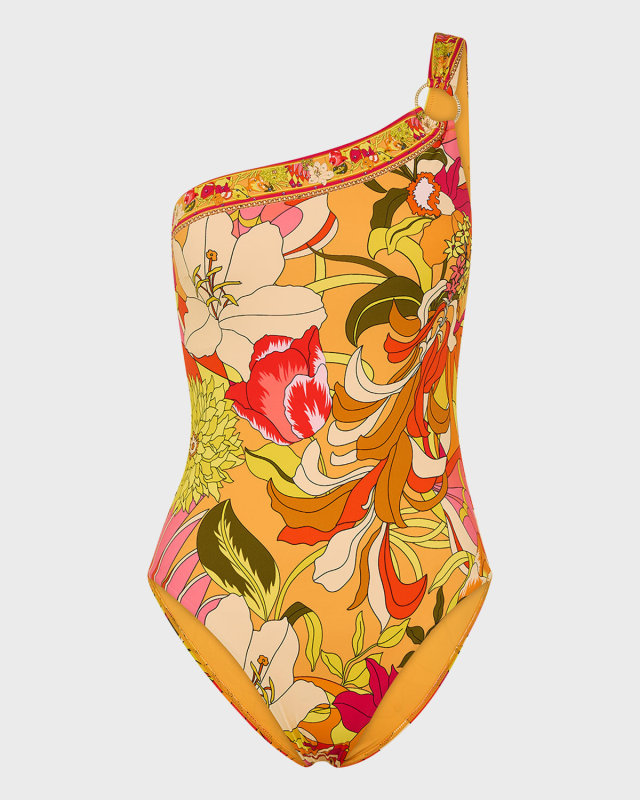 The Flower Child Society Asymmetric One-Piece Swimsuit