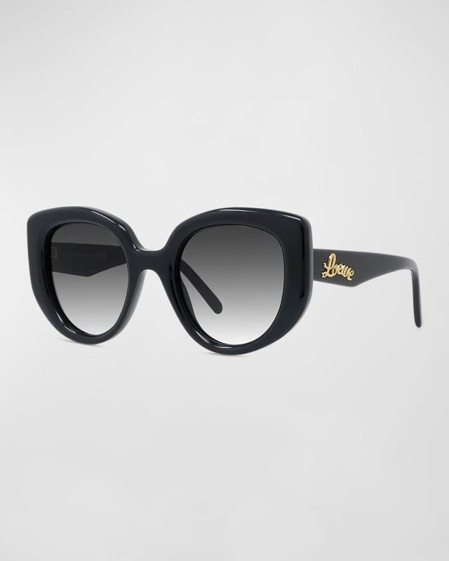Oversized Acetate Butterfly Sunglasses
