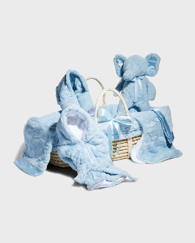 Boy's Luxury Plush Gift Basket Set