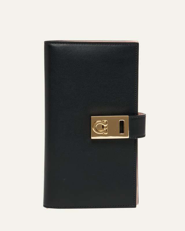 Hug Bicolor Leather Continental Wallet