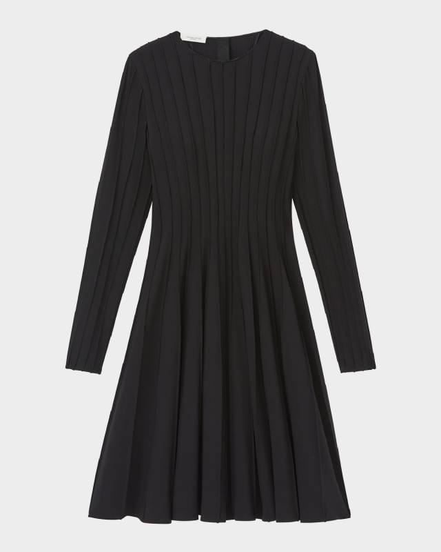A-Line Pintuck Dress