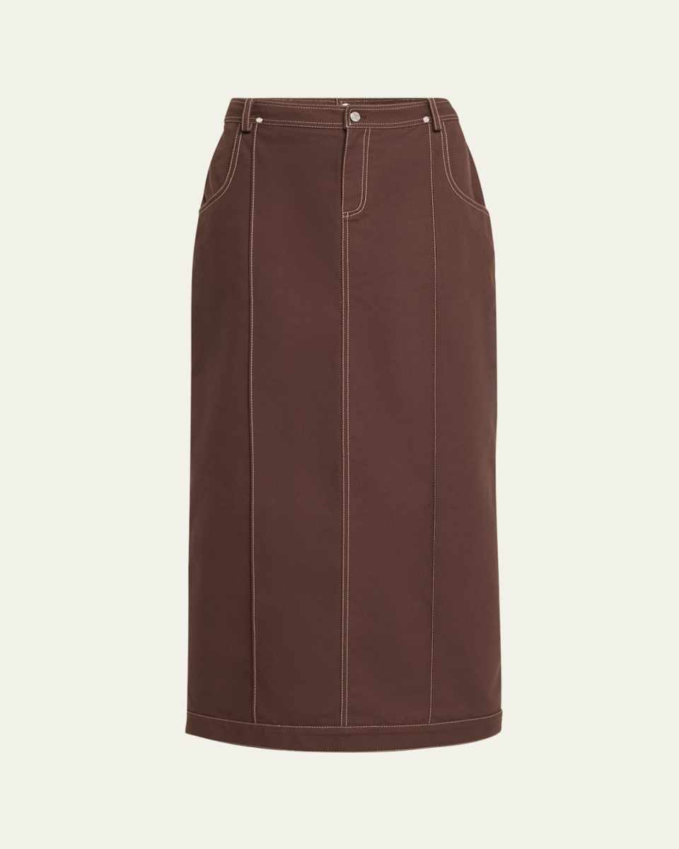 Canvas Trucker Skirt