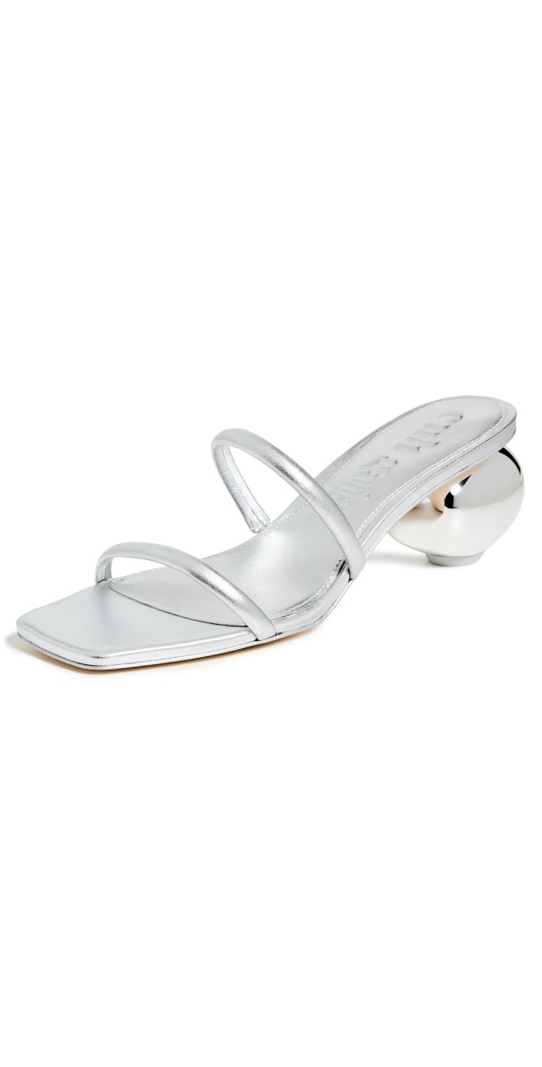 Cult Gaia Leora Sandals Silver