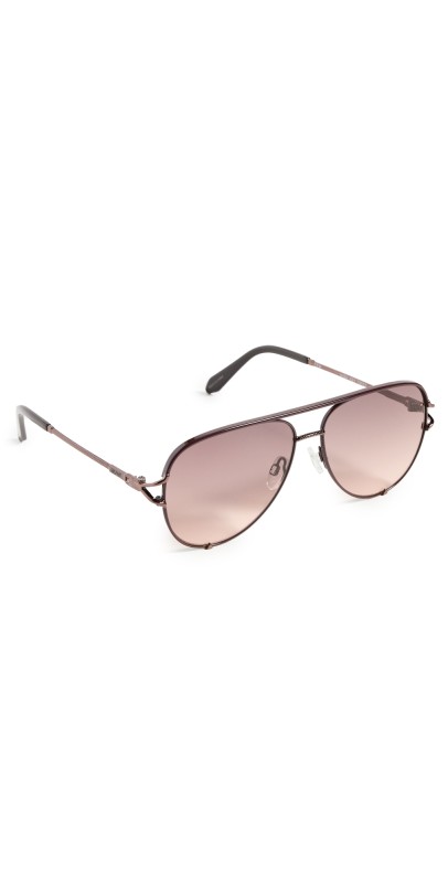 Quay High Key Twist Sunglasses Chocolate/Brown Faw