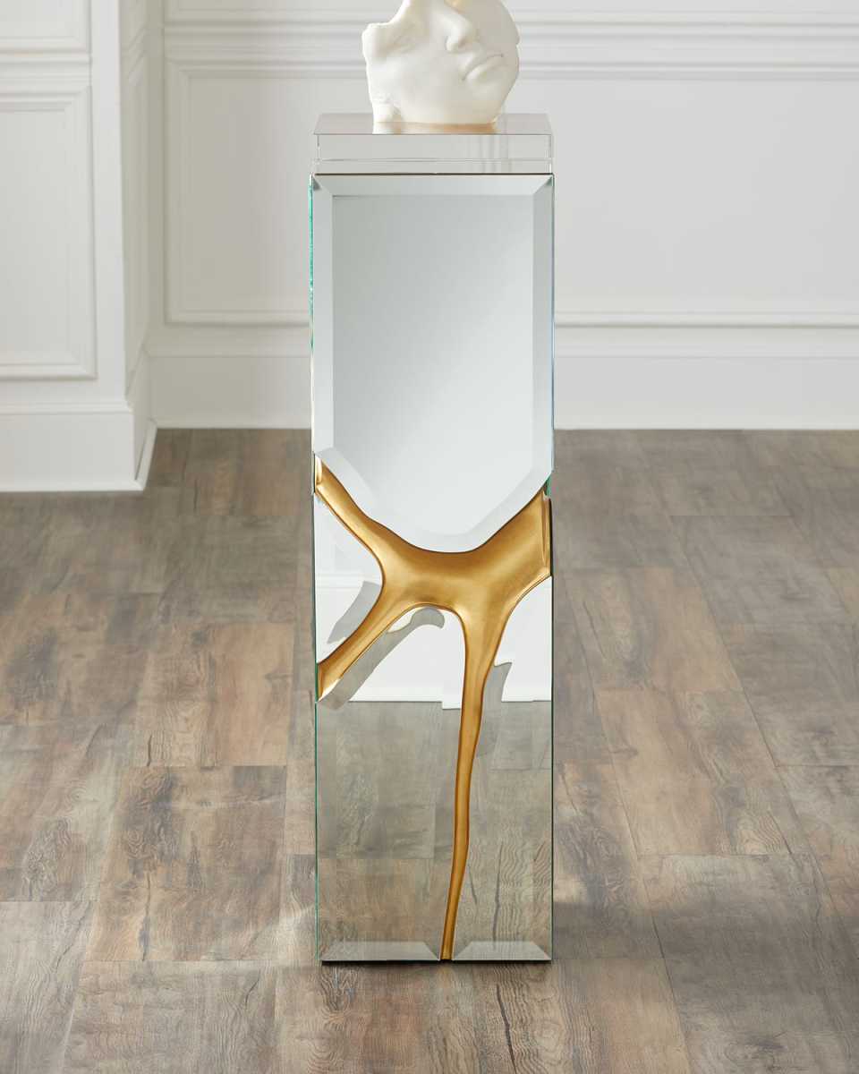 Ravine Beveled Mirror Pedestal II