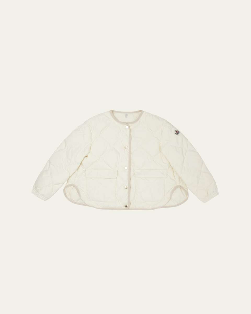 Girl's Ursella Quilted Jacket, Size 8-