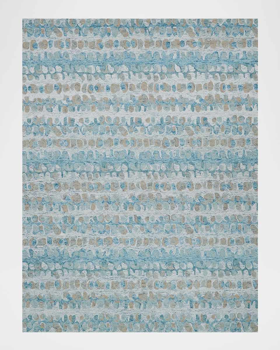 Colorplay Hand-Tufted Turquoise Rug, 5' x 8'