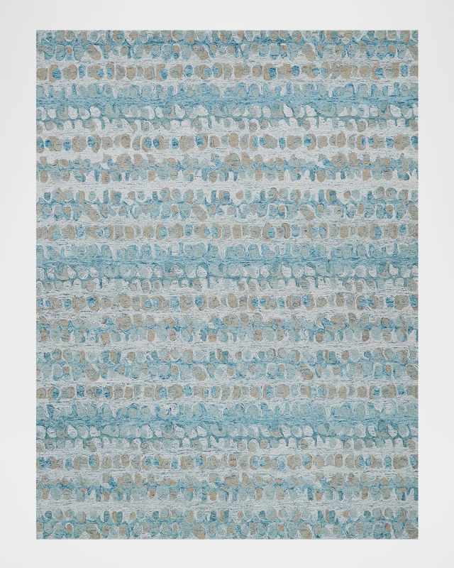 Colorplay Hand-Tufted Turquoise Rug, 5' x 8'