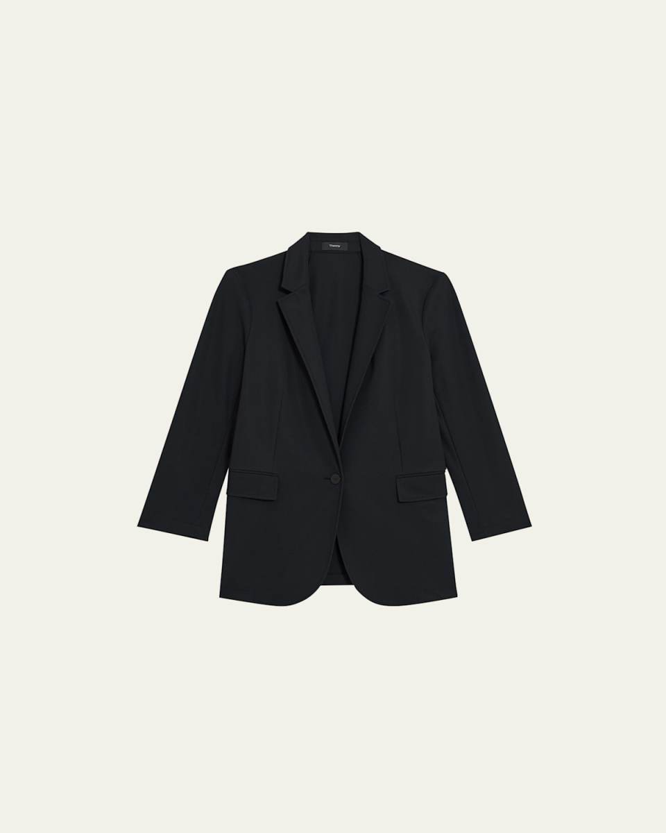 Precision Ponte Boyfriend Blazer