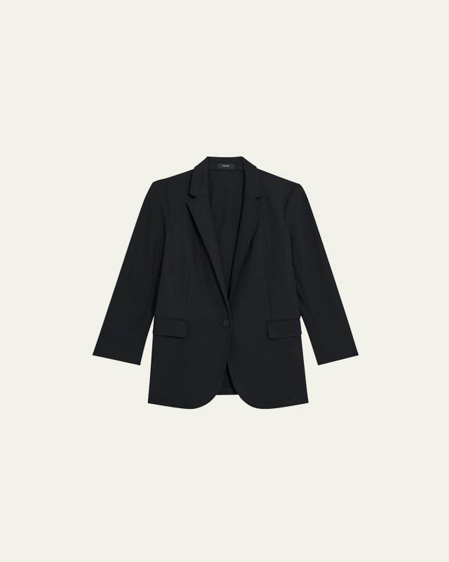 Precision Ponte Boyfriend Blazer