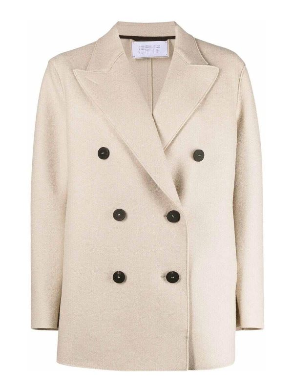 Harris Wharf London Manteau Court - Beige