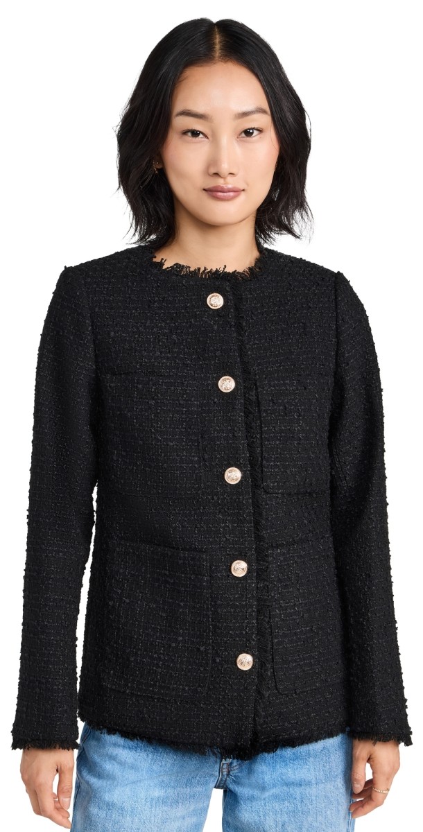 Line & Dot Melody Jacket Black