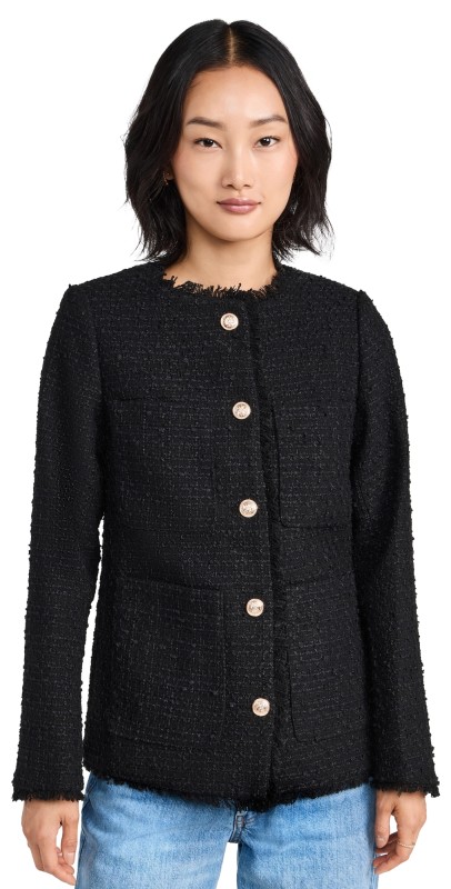 Line & Dot Melody Jacket Black