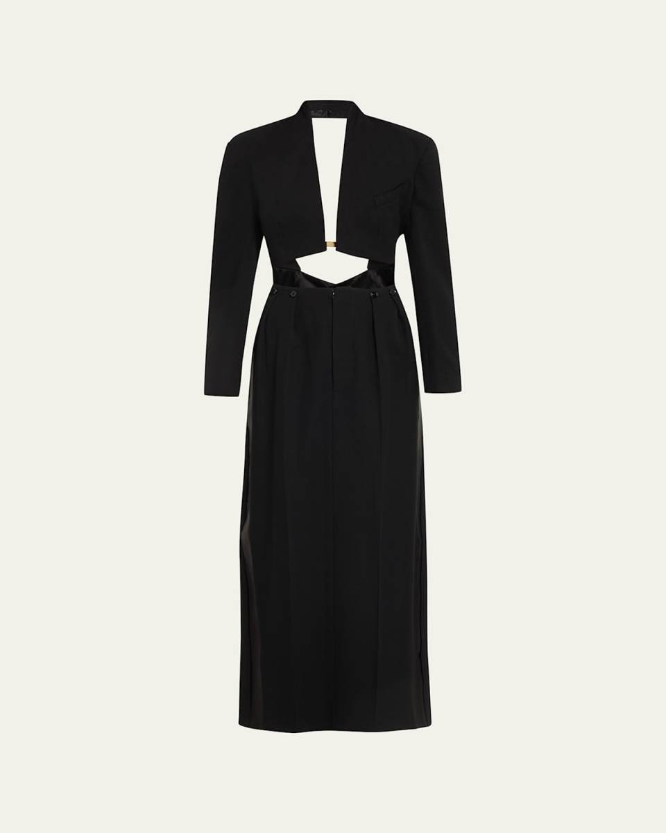 Open-back Wool Tailcoat