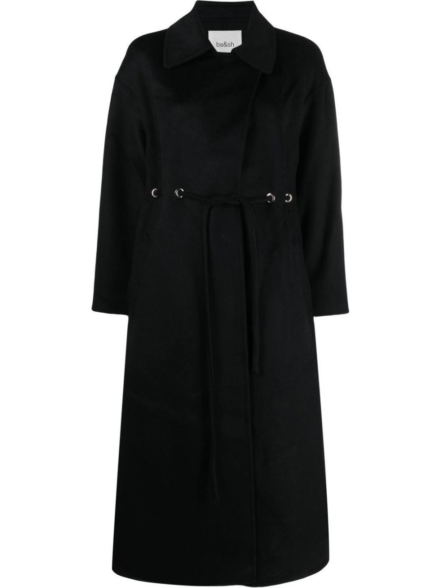 Kate drawstring wool-blend coat