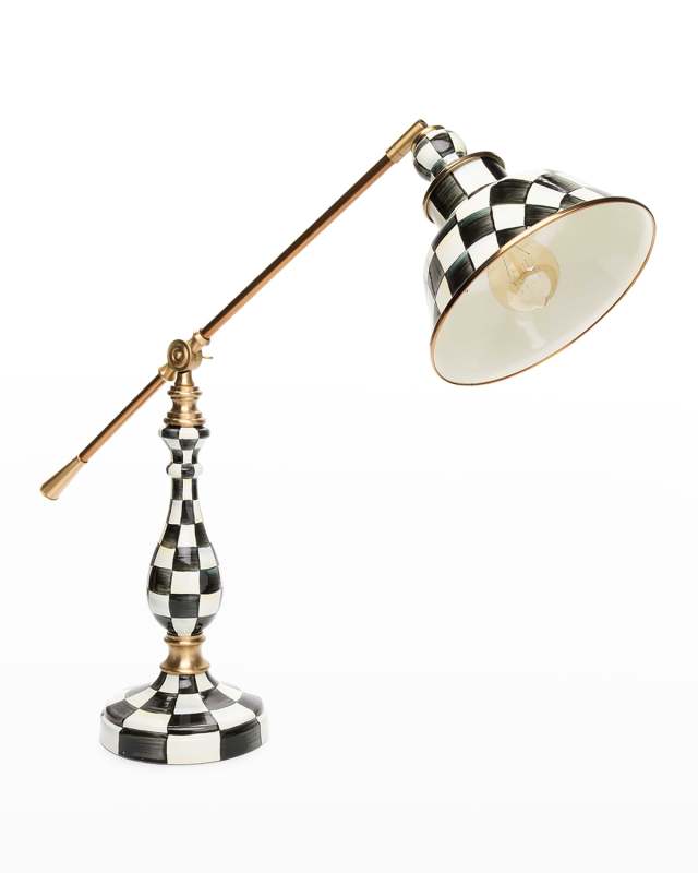 Courtly Check 22" Reading Table Lamp