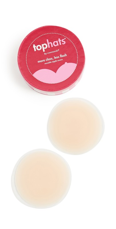 Commando Top Hats Nipple Concealers No Color