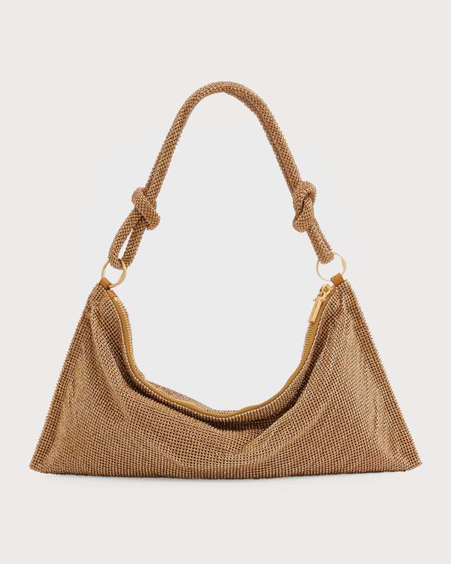 Hera Knotted Rhinestone Mini Shoulder Bag