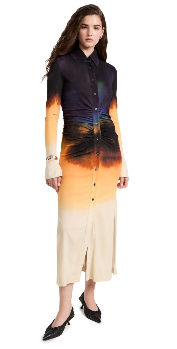 Altuzarra Claudia Dress Sycamore Colorscape