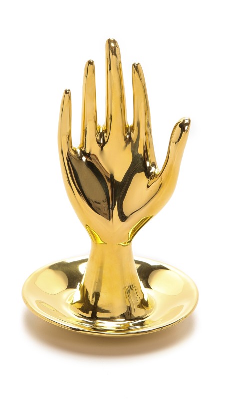 Jonathan Adler Hand Ring Holder Brass