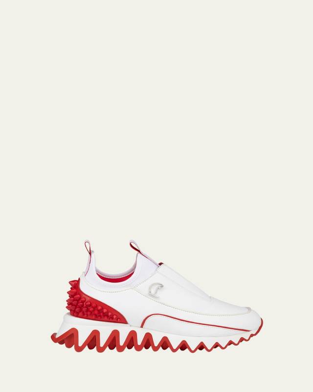 Donna Spikes Red Sole Slip-on Runner Sneakers