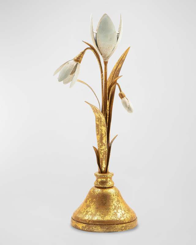 Snowdrop Candle Holder - Short