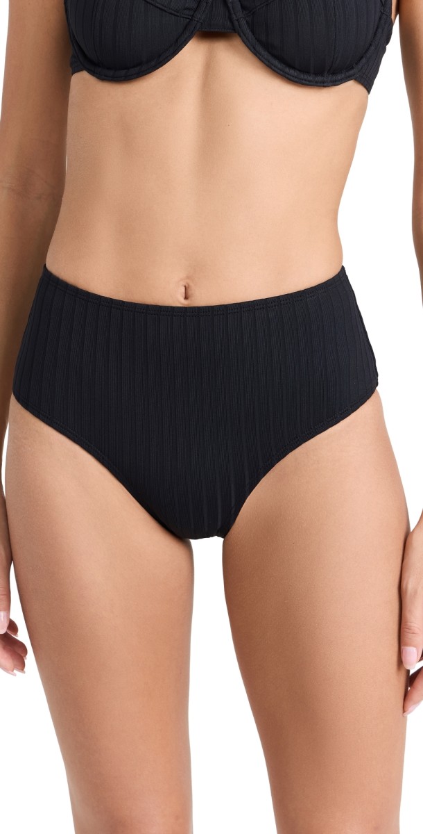 Solid & Striped The Lilo Bikini Bottoms Blackout