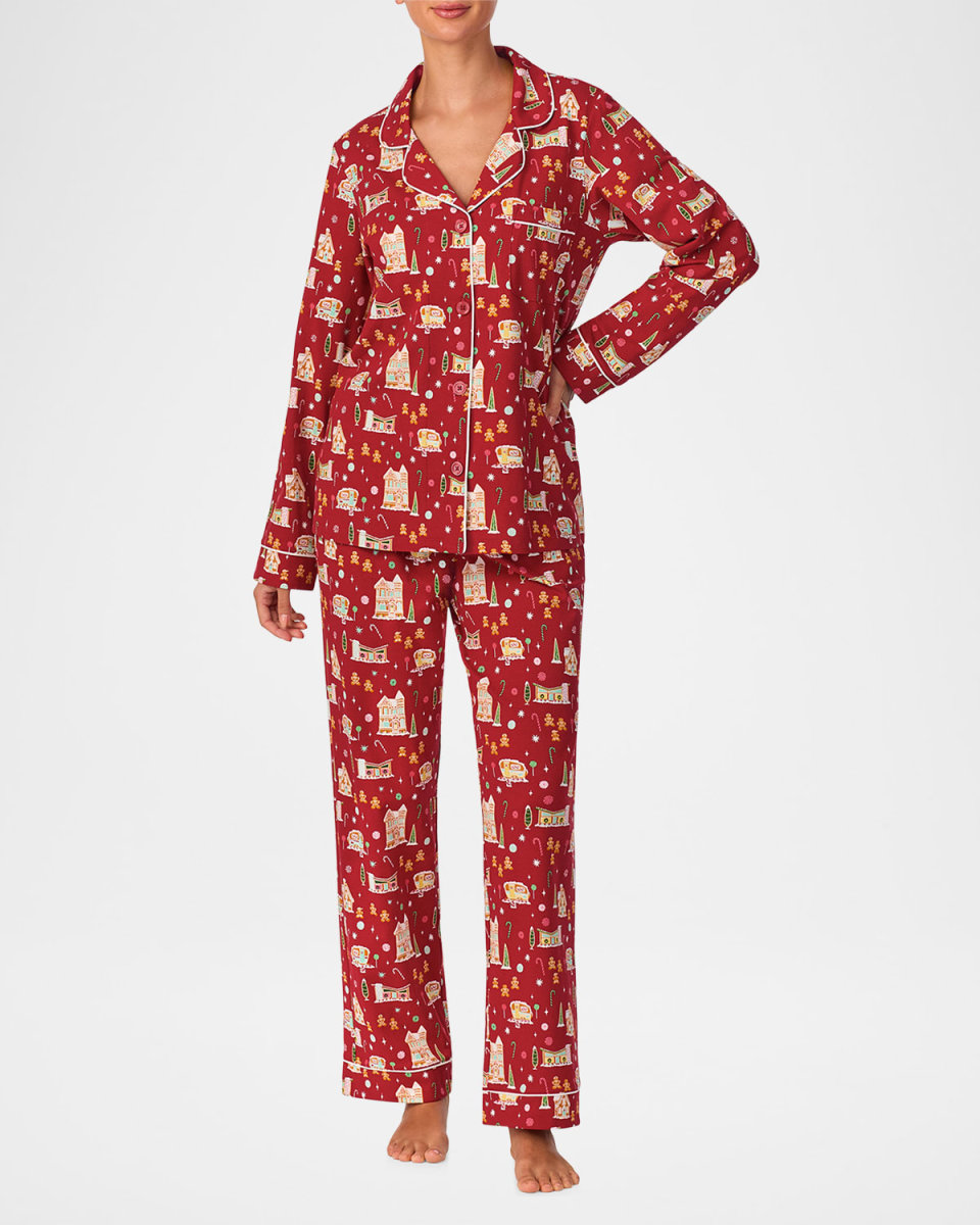 Gingerbread Village Family Jersey Pajama Set