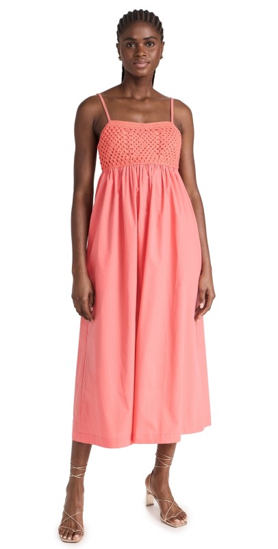 RAILS Meeka Dress Hot Coral