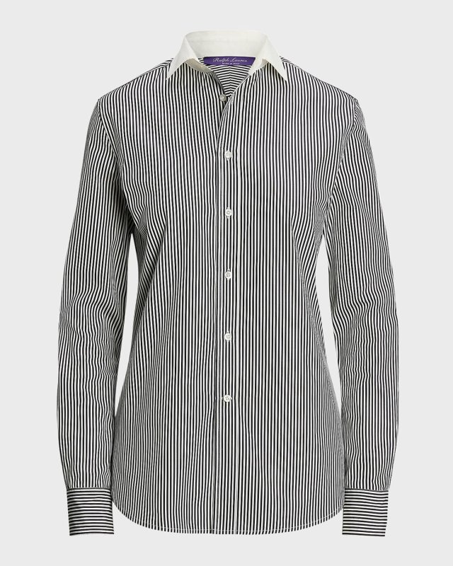 Destry Bengal Striped Button-Down Shirt
