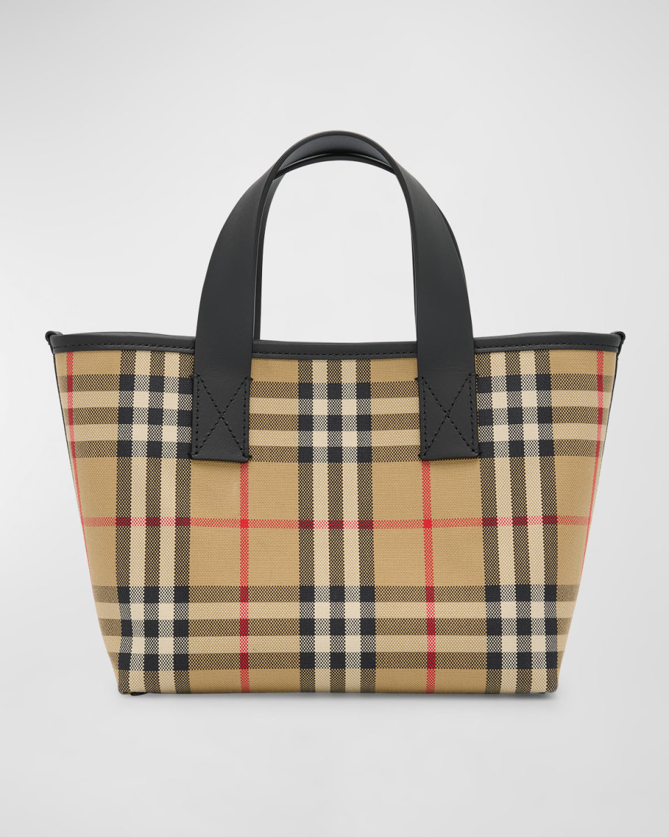 Kid's Check Tote Bag