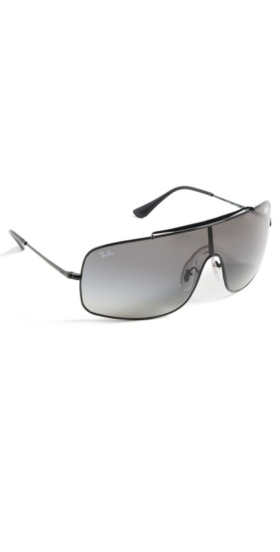 Ray-Ban RB3897 Wings III Square Sunglasses Black