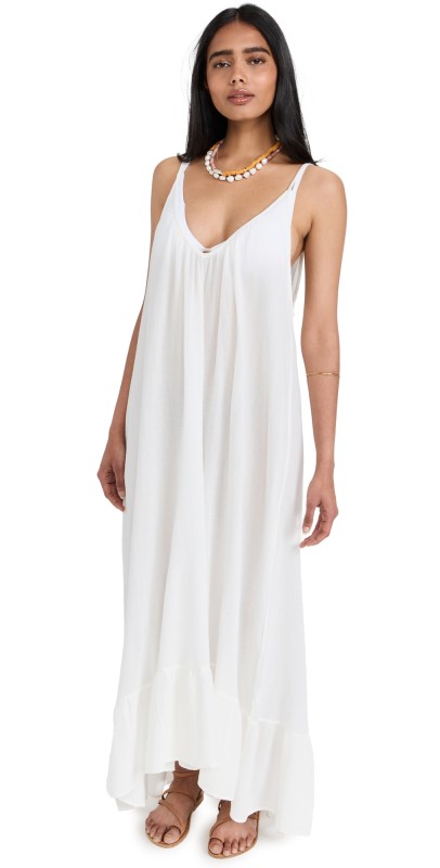 9seed Paloma Dress White
