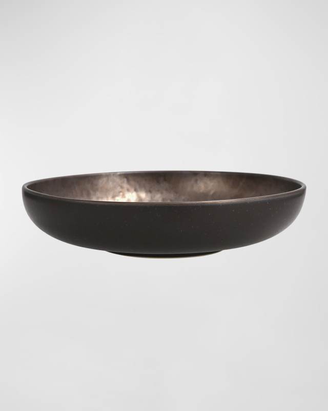 Nivo Metallic Low Dinner Bowl, Set of 6