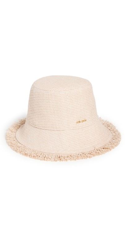 Cult Gaia Kumi Bucket Hat Cream