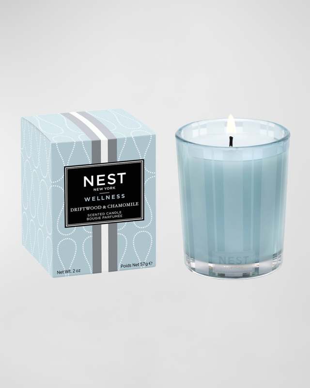 Driftwood & Chamomile Votive Candle, 2 oz.