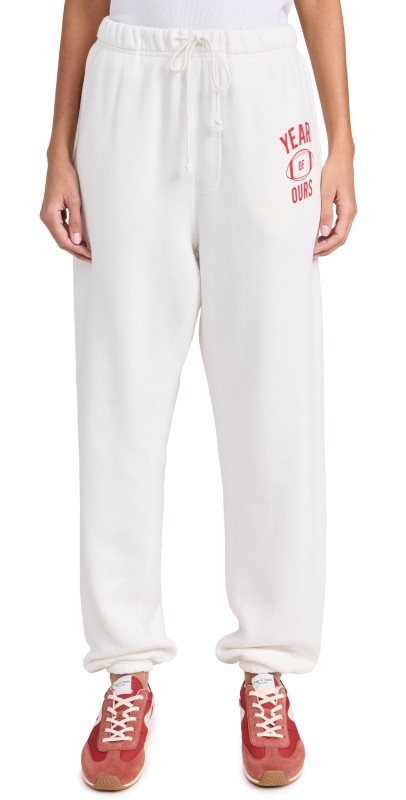 Year of Ours Year Football Sweatpants White