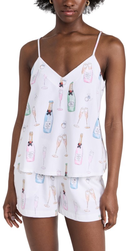 BedHead PJs Boxer Tank Pj Set Champagne Wedding