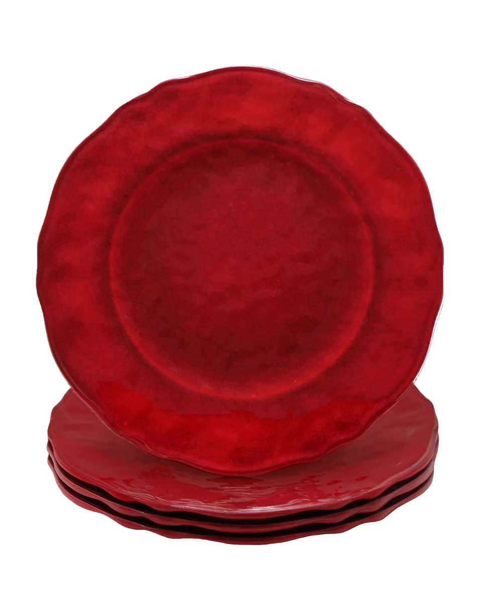 Garnet Dinner Plates, Set of 4