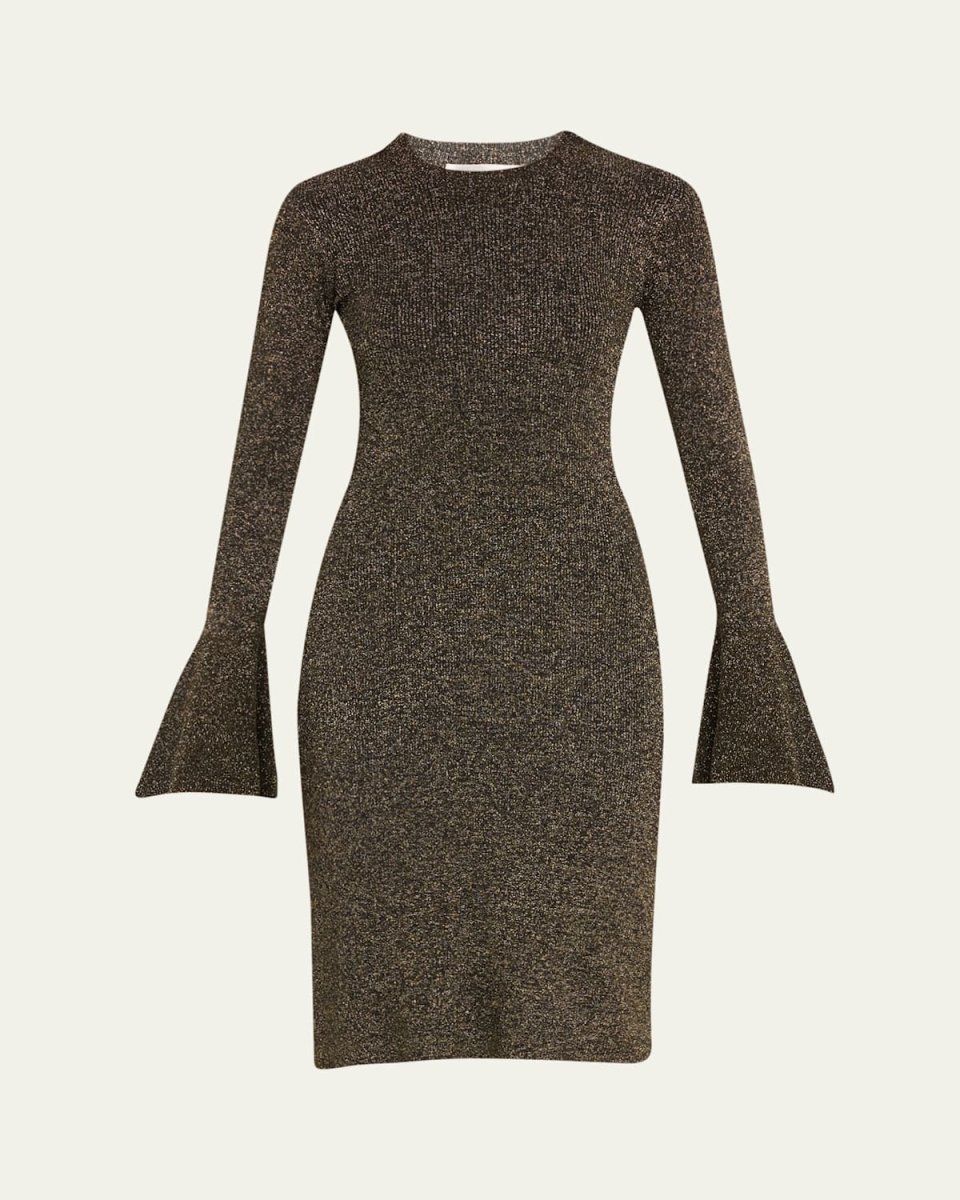 Godet Lurex Dress