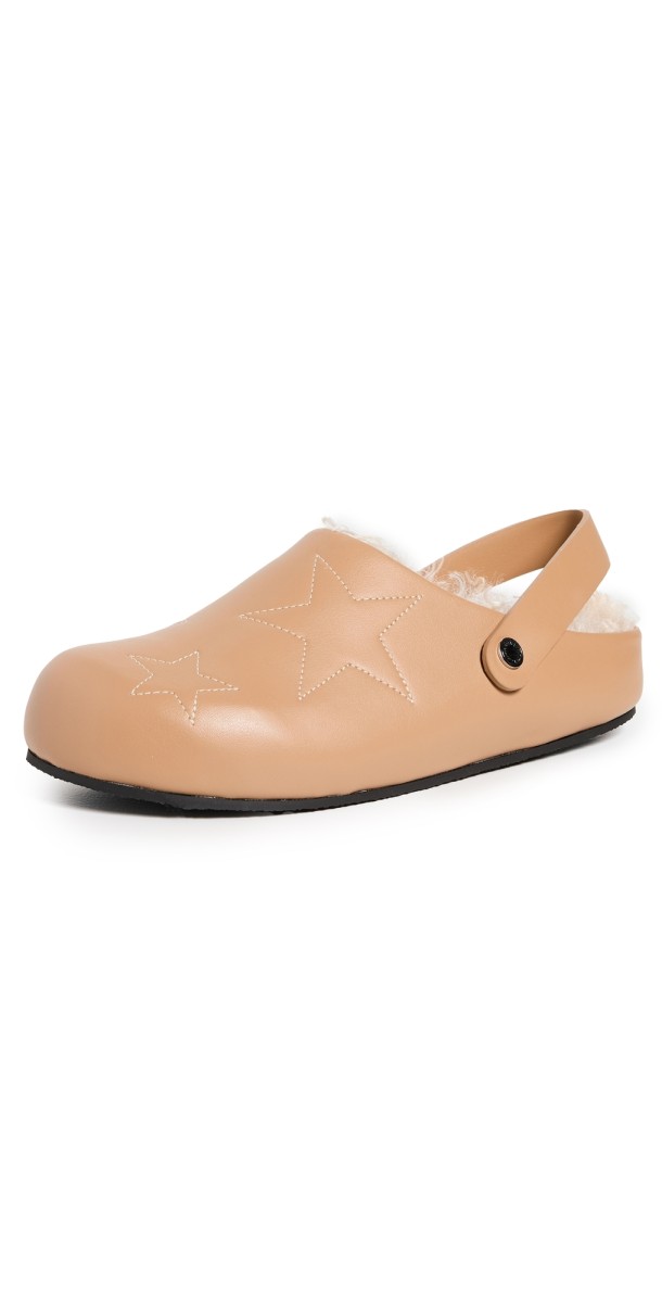 Stella McCartney Elyse Alter Sporty Mat Clogs Brandy