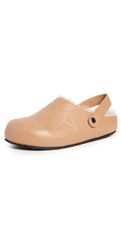 Stella McCartney Elyse Alter Sporty Mat Clogs Brandy