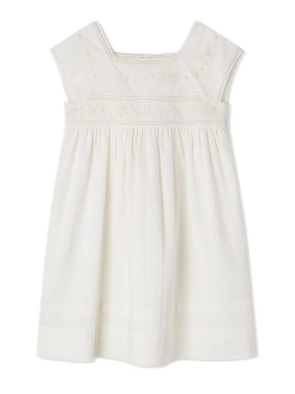 Bonpoint Robe Au Genou - Blanc