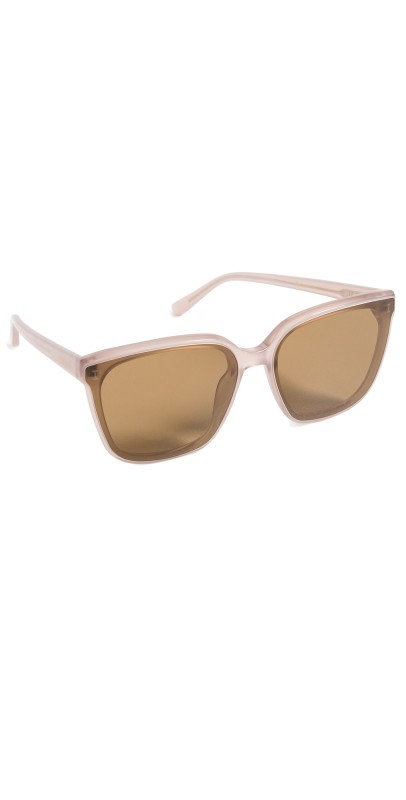 Illesteva Mallorca Thistle Sunglasses with Brown Flat Lenses Thistle w/ Brown Flat Lenses