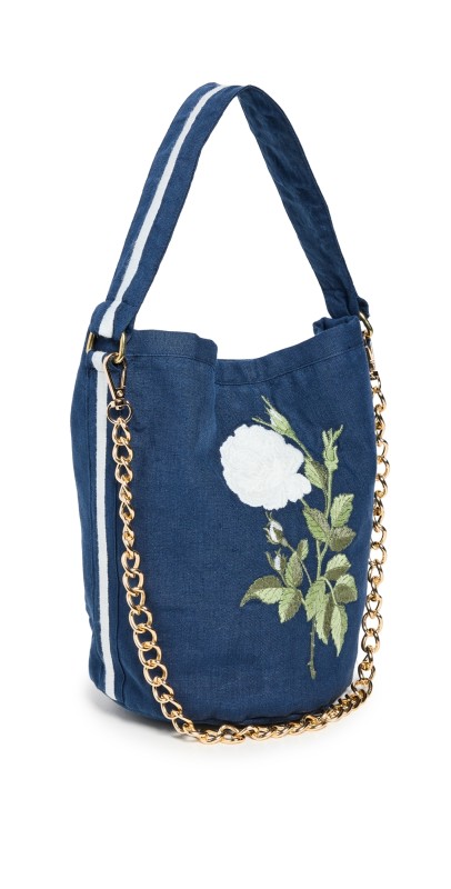 Fanm Mon Mexa Hobo Bag Navy