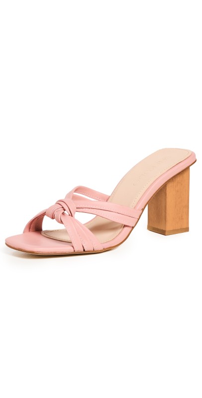Shekudo Simone Rope Mules Baby Pink