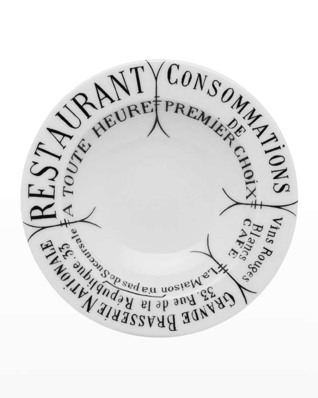 Brasserie Set Of 6 Butter/Jam Trays - 3.75" Diam.
