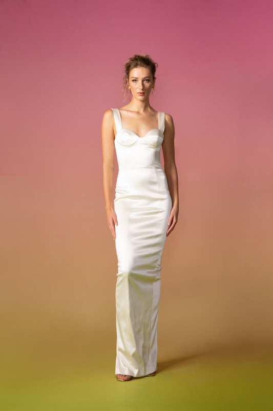 Palmela Satin Dress